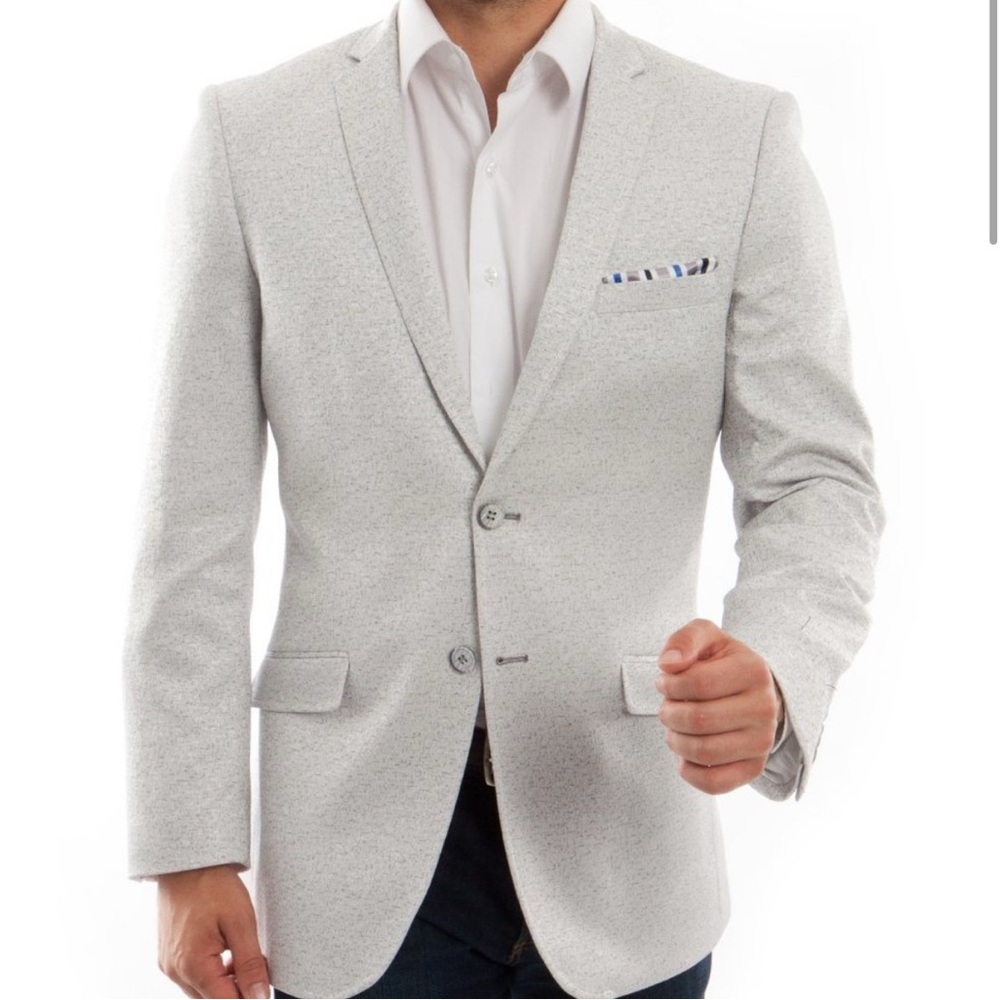 Tazio Men's Slim Fit Fashion Sport Coat - Subtle Textures